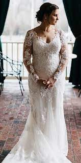27 Graceful Plus Size Wedding Dresses Wedding Dresses Guide Plus Wedding Dresses Wedding Dress Long Sleeve Plus Size Wedding Gowns