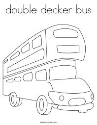 Click on print link of your choice, if you want a double decker bus image for coloring yourself then you need to click on print double decker bus coloring page (b/w) link. Double Decker Bus Coloring Page Twisty Noodle