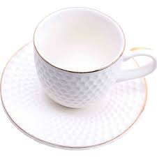 6 adet kahve fincanı tabağı. Gonul Porselen Yaldizli Petek Doku Kahve Fincan Takimi Fiyati