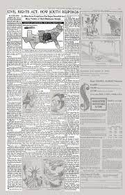 Newspaper civil rights act of 1964. Civil Rights Act How South Responds The New York Times