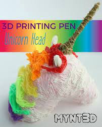 How To Make 3d Pen Unicorn Head 3d Pen Art 3d Pen 3d Pen Stencils