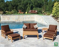 Beautifully Designed The Bayfield 7 Piece Deep Seating Collection Is Made From Outdoor Re Patio Furniture Collection Backyard Creations Outdoor Furniture Sets
