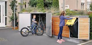 Alles Unter Dach Und Fach Fahrradhaus Dach Garten Terrasse