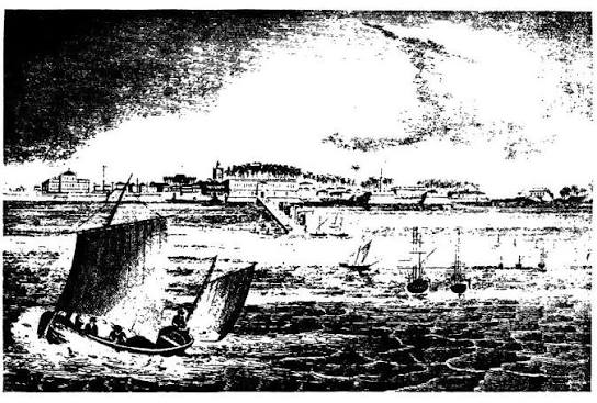 View of Bombay harbour in 1790