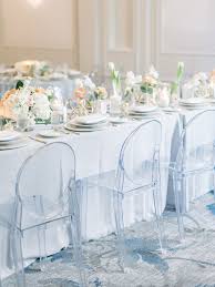 Grey Linen And Acrylic Chair Tablescape Party Glass Ghost Chairs Glass Chair