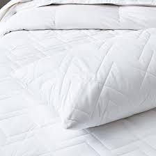 Pure Cotton Quilted Anti Allergy Mattress Protectors Toppers Protectors The White Company Uk Mattress Protector Pillow Protectors Cot Bedding
