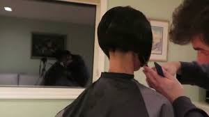 Vidal sassoon bob haircut vidal sassoon graduated bob 2016 2017 bob haircut tutorial. New Year Angled Bob Haircut And Buzzed Nape Youtube