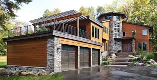 Pin By Mia Fitzgerald On House Exterior House Deck Garage Roof House Roof