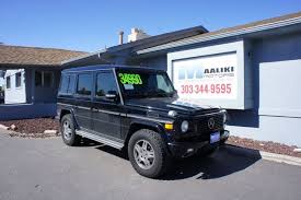 Virtually every make, model and year of cars, trucks, suvs, rvs, motorcycles, jet skis, atvs, boats, aircraft, tractors, forklifts, semi trucks, trailers and industrial vehicles. 2004 Used Mercedes Benz G Class G500 4matic 4dr 5 0l At Maaliki Motors Serving Aurora Denver Co Iid 18884167