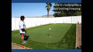 Making the backyard interesting and comfortable is so useful. Diy Backyard Putting And Chipping Green Youtube