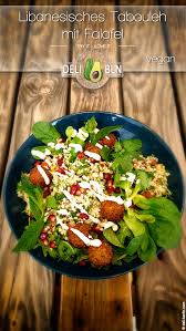 Libanesisches Tabouleh Mit Falafel Vegan Rezept In 2020 Falafel Beilage Falafel Vegan Falafel