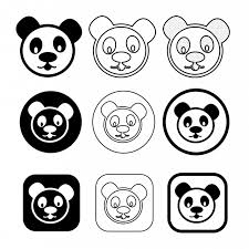 Cartoon Character Cute Funny Panda Icon Cute Icons Cartoon Icons Character Icons Png And Vector With Transparent Background For Free Download Panda Icon Cartoon Icons Free Vector Illustration