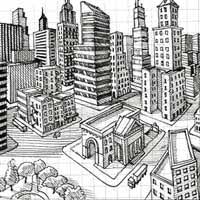 If you ever wanted to draw your own character design illustration, welcome. Draw A City Block In 2 Point Perspective Art Lesson