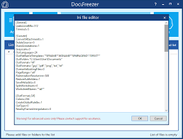 An ini file is a configuration file used by windows programs to initialize program settings. Advanced File Conversion Settings In The Ini File Editor