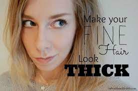 Make Your Fine Hair Look Thicker In Wealth Health Thick Hair Styles Thick Hair Remedies Fine Hair