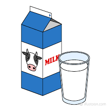 10 high quality clipart glass of milk in different resolutions. Simple Milk Pack And Glass Clipart Free Png Image Illustoon