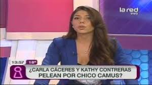 Kathy contreras y su pareja presentan a su hija, quien llegó al mundo durante este jueves. Carla Caceres Y Kathy Contreras Pelean Por Chico Camus Youtube