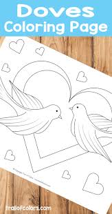 Plus, it's an easy way to celebrate each season or special holidays. Adorable Doves Coloring Page For Kids Trail Of Colors