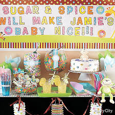 This is such a sweet little party! Baby Shower Candy Buffet Ideas Party City