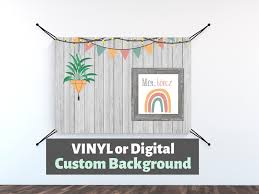 Boho Rainbow Virtual Classroom Backdrop For Vipkid Teachers Etsy In 2020 Virtual Classrooms Classroom Background Classroom Themes