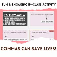 5mo · scragglalie · r/vampireweekend. Commas Save Lives Worksheets Teaching Resources Tpt