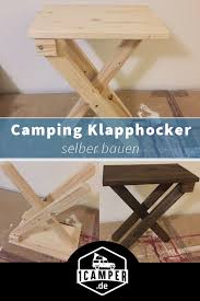 Naturlich Kannst Du Auch Einfach Einen Campingstuhl Kaufen Selber Machen Ist Aber Viel Individueller Deshalb Hab Hocker Holz Klapphocker Holz Klappstuhl Holz