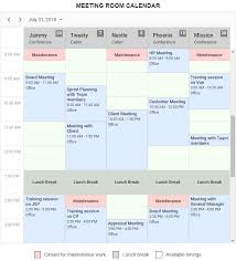 Anytime you get a reservation number, add it to your sheet. Creating Meeting Room Calendar Using Js Scheduler Syncfusion Blogs