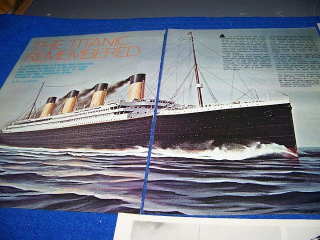 TITANIC "TITANIC REMEMBERED"...HISTORY/PHOTOS/DETAILS (453AA)