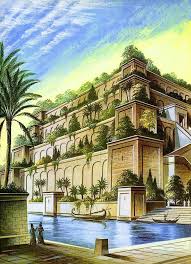 Babylonian Kingdom Hanging Gardens Of Babylon In 2020 Gardens Of Babylon Hanging Garden Babylon Art