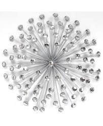 Stratton Home Decor 24 Silver Acrylic Burst Wall Decor Silver Stratton Home Decor Acrylic Wall Decor Metal Tree Wall Art