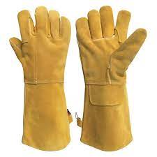 Yellow Heavy Duty Welding Gloves Welding Gloves Nagim Enterprises Welding Gloves Gloves Welding