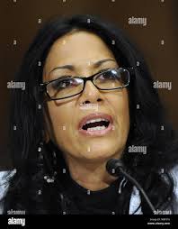 Grammy award-winning artist Sheila E (L), representing the MusicFIRST  Coalition, and Marian Leighton-Levy, owner of Rounder Records, arrive at a  Senate Judiciary Hearing