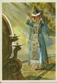 Fairy Tale Vintage Postcard Illustration Ruslan And Lyudmila A S Pushkin Idee Recette