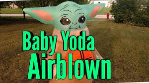 Baby Yoda Halloween Airblown Youtube