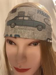 Muscle Cars Headband Motor Gear Head