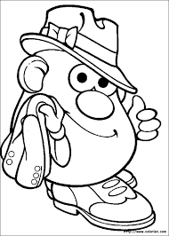 Waylon lebsack iii from public domain that can find it from google or other search engine and it's posted under topic mr potato head coloring sheet. Toy Story Mister Potato Head 45136 Animation Movies Printable Coloring Pages