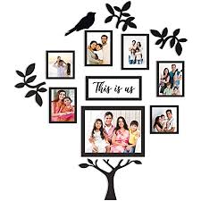 This family tree maker application helps to build family tree by adding parents, grandparents and other relatives to the family tree. Paper Plane Design Family Tree Collage Photo Frames For Wall Decor Set Style 7 Amazon In Home Kitchen