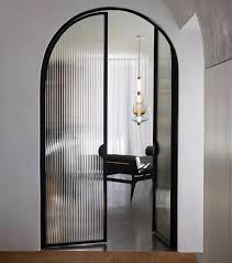 Fiberglass options combine the versatile designs of wooden doors with the strength of steel. 12 Fluted Glass Door Ideas In 2021 Glass Door Flute Glass House Interior