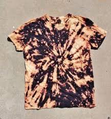 Secure the twirl with several rubber bands, then apply your bleach mixture. 7 Bleaching Shirt Ideas Bleach Shirts Tie Dye Diy Tie Dye Shirts