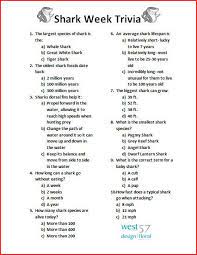 Ocean trivia gives us an impression of the depth of knowledge we have about the ocean and other natural water reservoirs. Shark Week Trivia Shark Week Shark Week Party Shark Activities