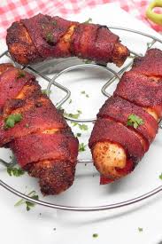 Bacon Wrapped Chicken Tenders Recipe Clean Eating Salads Bacon Wrapped Chicken Bacon On The Grill