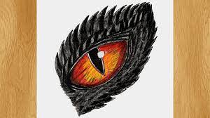 The base of the body is done, so you can now finish it any way you want! How To Draw A Dragon Eye I Dragon Eye Drawing Tutorial Youtube