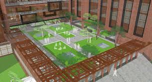 Landscape Design Perspective Sunken Garden Modern Landscape Urban Design Landscape Corridor Urban Design Concept Landscape Design Small Urban Design Plan