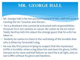 The narrator is the in…. The Invisible Man Characters