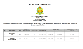 28+  iklan iklan 070617 iklan jawatan  iklan jawatan via 2017christmashome.us. Jawatan Kosong Majlis Daerah Pendang 3 September 2018 Appjawatan Malaysia