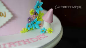 Nice to do something rather than pastel colours for a change. Pastel Floral Themed Cake For Surumi Sageerz Princess Butterscotch Whippedcreamfrosting Fondant Accents Shephy Cakestronomique Classic Bespoke Cream Cakes By Thasni Wahid Facebook