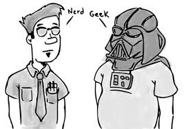 the difference between geeks nerds based on twitter