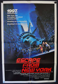 New york city has become the only maximum security prison for the entire country. All About Movies Escape From New York Movie Poster Original One Sheet Kurt Russell John Carpenter