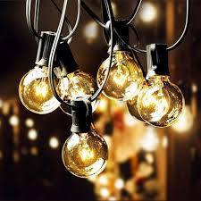 Im garten kreieren lichterketten eine besondere stimmung. Elegear Lichterkette G40 Lichterkette Gluhbirnen Ip65 Outdoor Lichterkette Aussen 12 2m 30 Birnen Mit 3 Ersatzbirnen Wasserdichte Lichterkette Innen Aussen Dekoration Fur Balkon Garten Hochzeit Party Warmwei Online Kaufen Otto