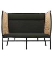 Woood sara kleines sofa samt die woood bank sara ist eine bank mit schwarz lackierten birkenbeinen und einem bequemen sitz. Hideout Loveseat Gebruder Thonet Vienna Kleines Sofa Milia Shop